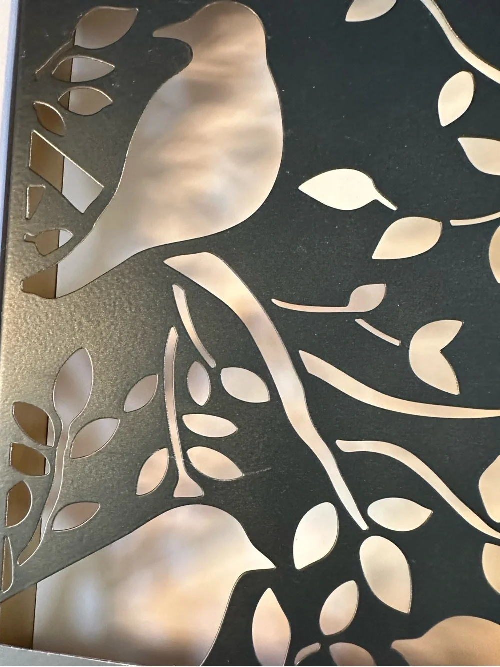 Marlow Black Bird & Branch Solar Wall Art Duo